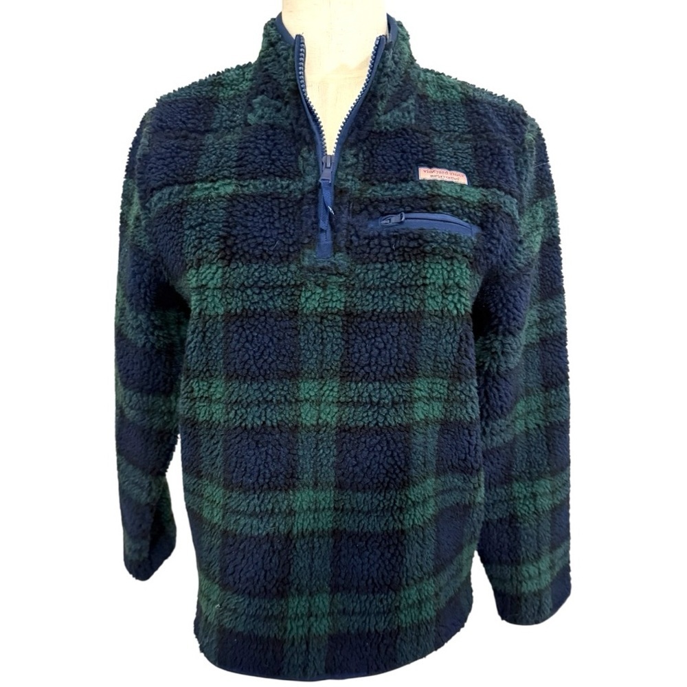 Vineyard Vines Girls XL Sherpa Fleece Pullover